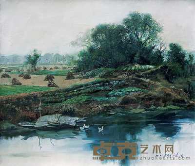 陈子云 九寨小溪 100×72.7cm